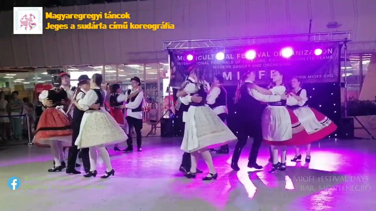 A Magyaregregyi Hagyományőrző Tánccsoport Montenegróban járt