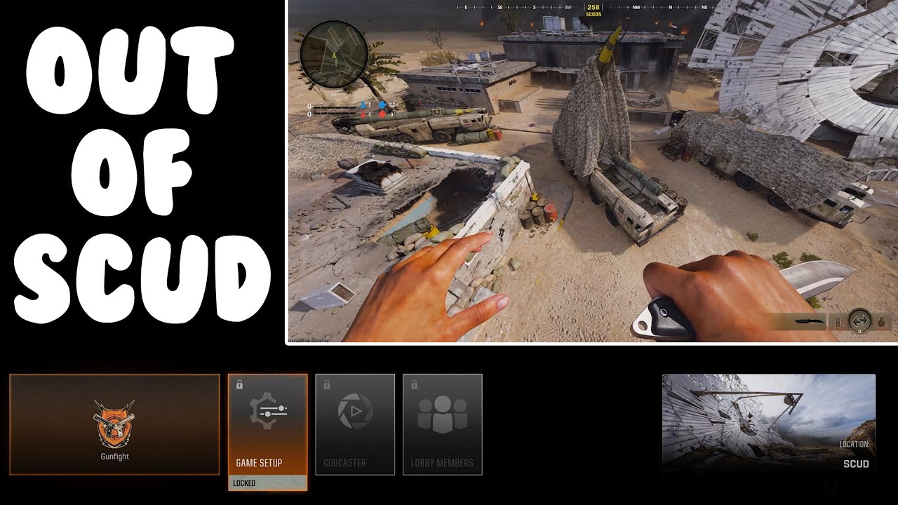 OUT OF MAP SCUD!! CUSTOM GAMES FUN GLITCH BO6 GLITCHES