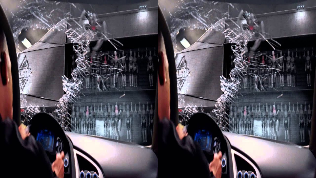 I Robot 3D - Car Chasing Scene