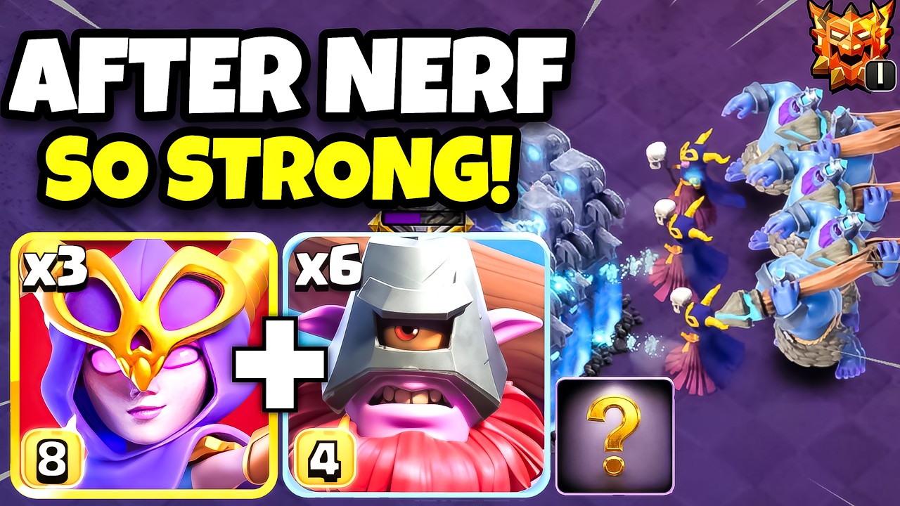 Thrower Got NERFED..But This Attack Is SO STRONG🤯| best th18 attack strategy clash of clans