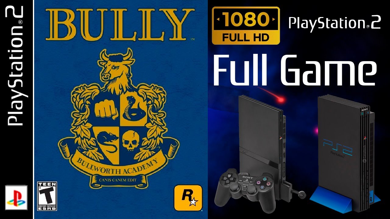 Bully - Story 100% - Full Game Walkthrough / Longplay (PS2) 1080p 60fps