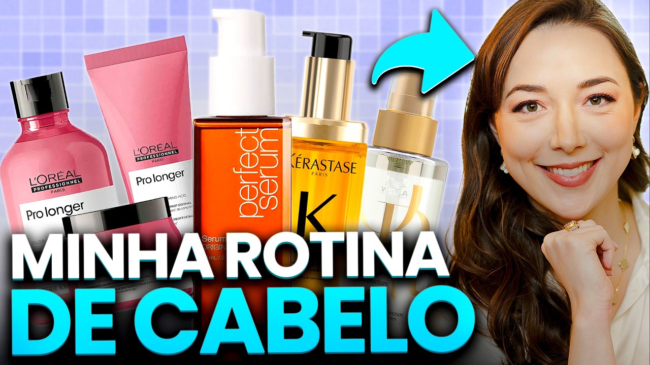 Minha rotina de cabelo em 2026: os produtos que mudaram meu cabelo