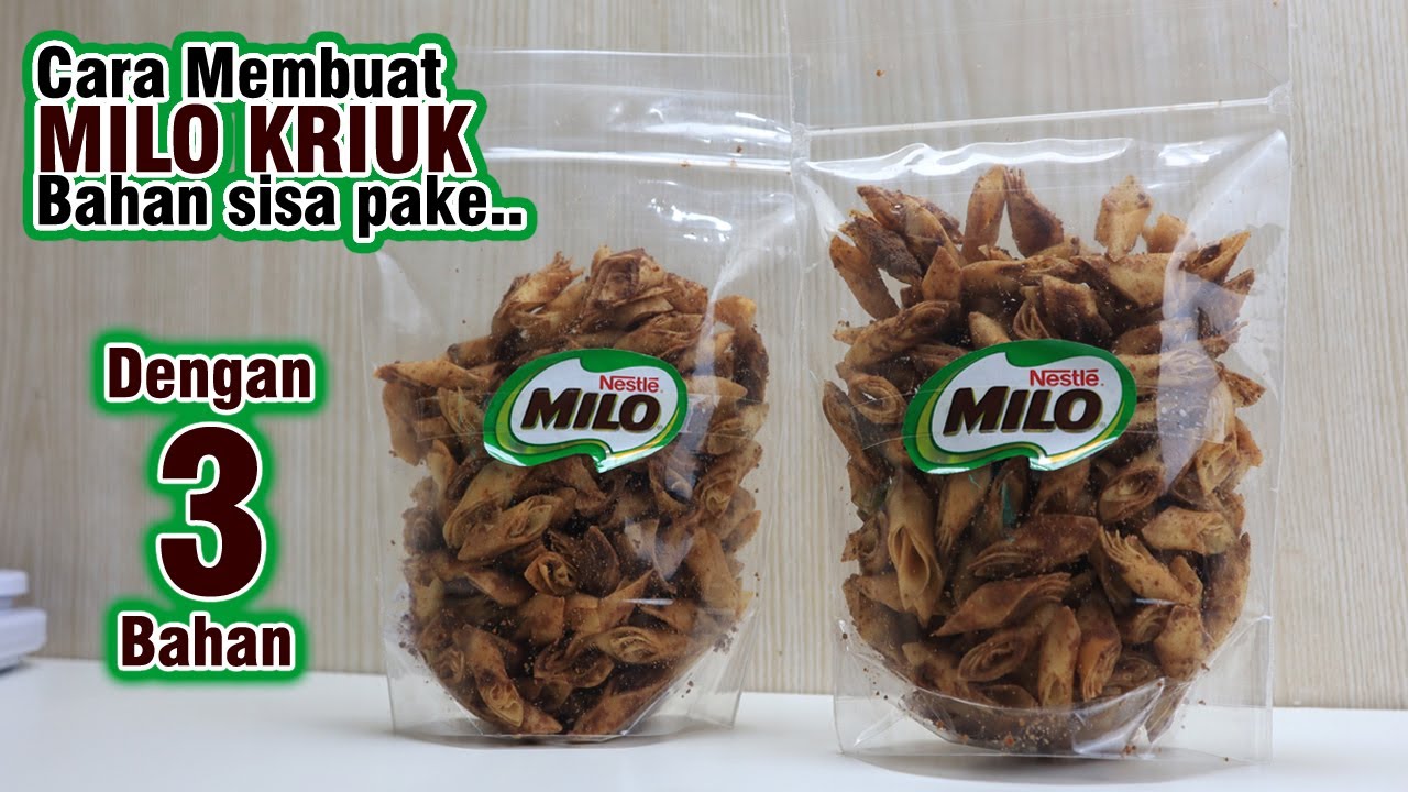 Cara Membuat MILO Kriuk | Hanya 3 Bahan Semua Anak Suka