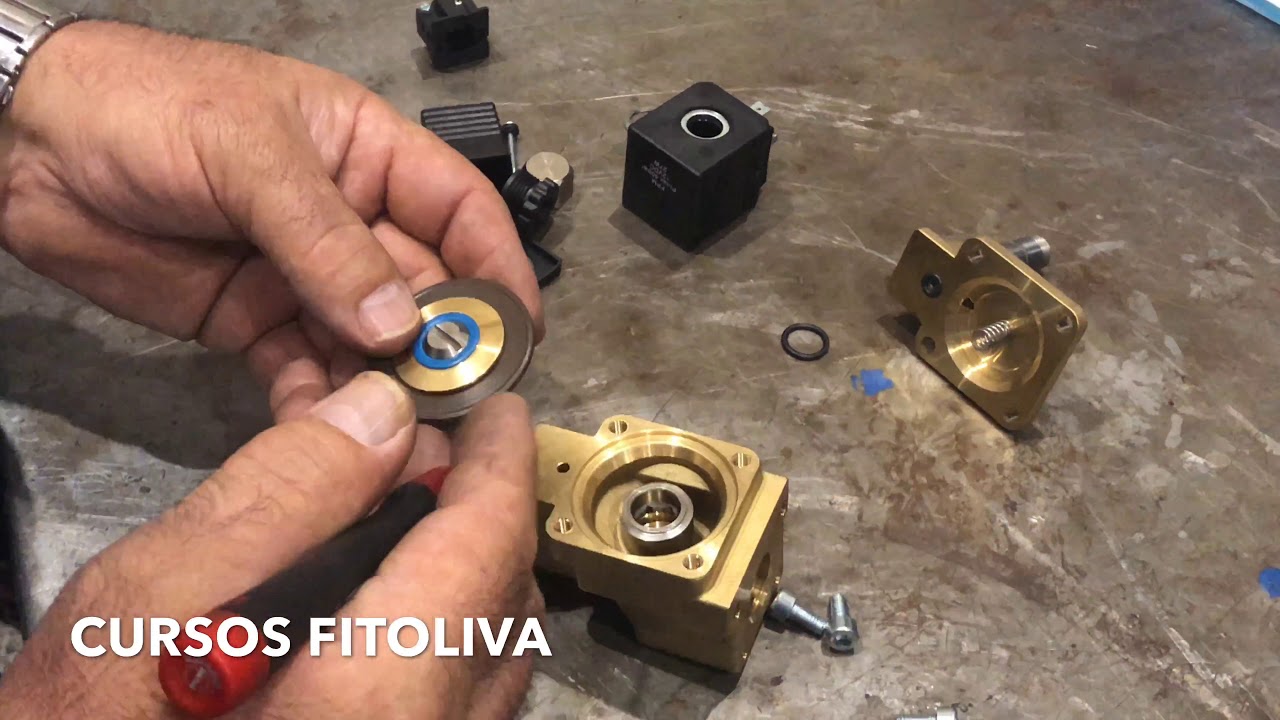 Reparacion y mantenimiento electrovalvula del atomizador