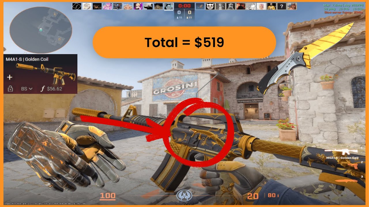 Orange Loadout Under $500 CS2!