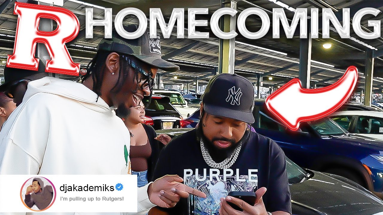 MY LAST HOMECOMING AT RUTGERS UNIVERSITY! (ft. DJ AKADEMIKS) | SENIOR YEAR VLOG