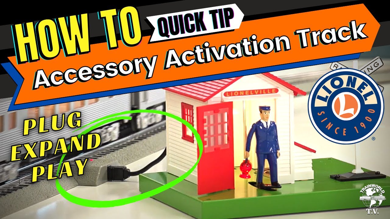 Lionel Quick Tips - Plug Expand Play Accessory Activation Track | HOW TO Video