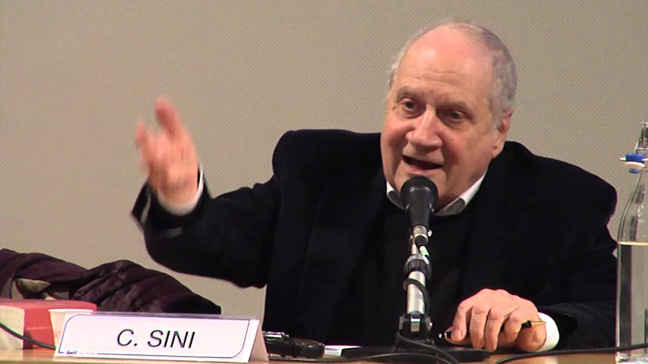 Carlo Sini alla presentazione de 