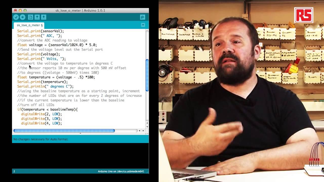 Arduino Video Tutorial - 03 The Love-O-Meter