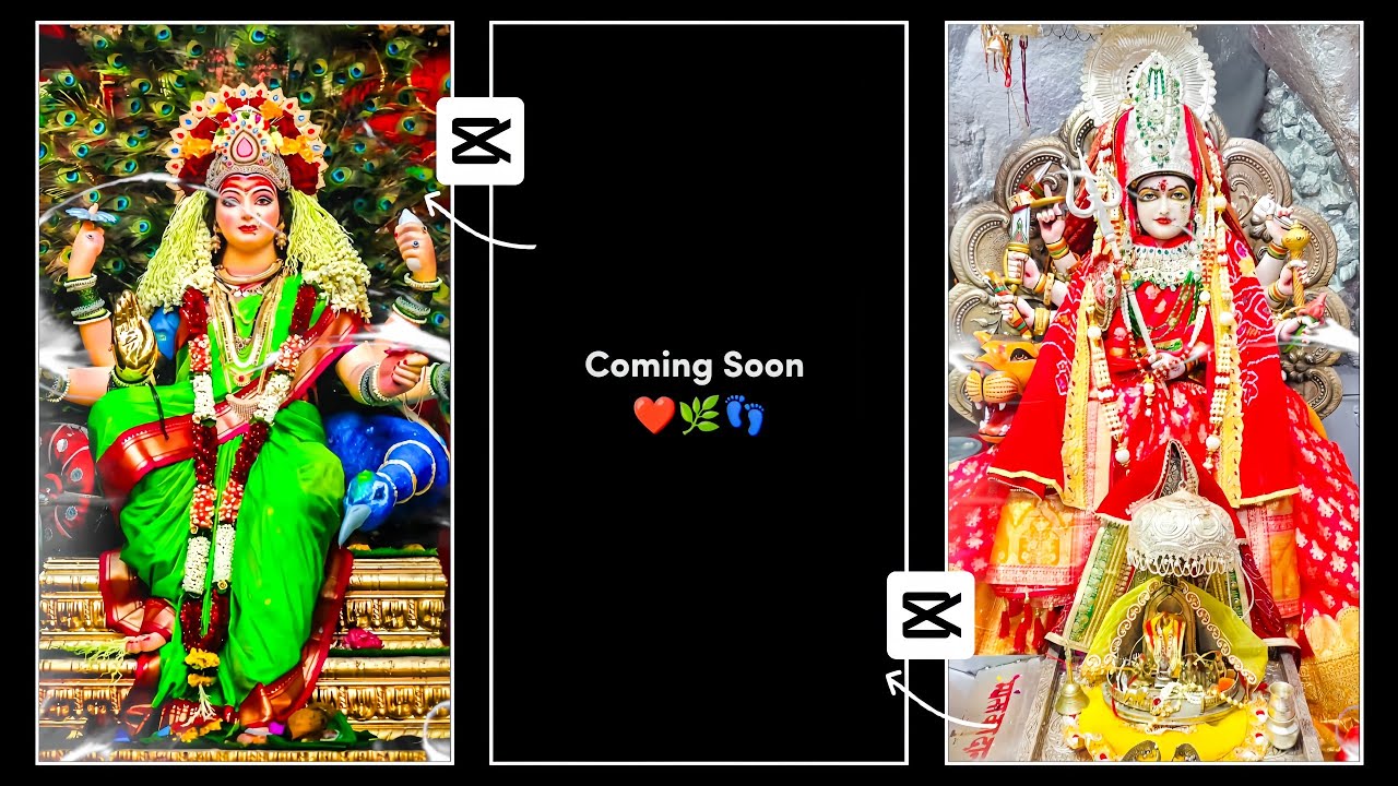 Navratri Coming Soon Reels Video Editing Tutorial Capcut | Viral Navratri Status Video Kaise Banaye