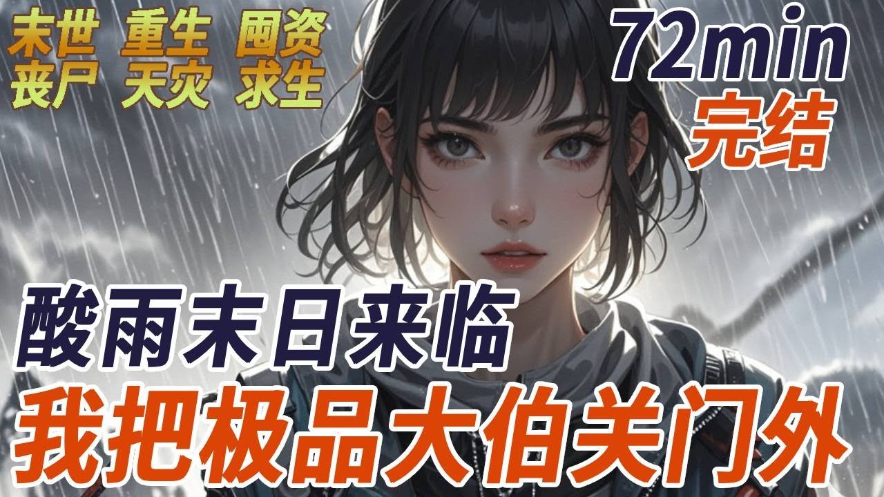 天降酸雨，我家有個避難所，可我大伯卻強行入住，把水和藥品都搬去了他們房間，後來，我和我媽感染病毒，我爸跪下求他給點藥，他卻反鎖房門，最後我們一家三口在絕望中死去，再睜眼，我們全家回到了酸雨降臨前一小時