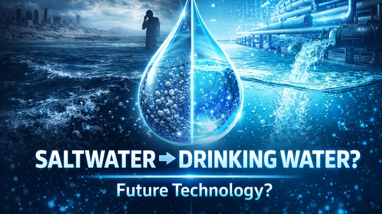 How to Turn Saltwater Into Freshwater 💧 Desalination Explained