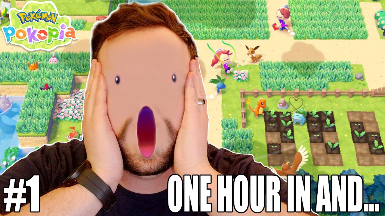 One hour of Pokémon Pokopia and... | Pokémon Pokopia New Game Playthrough