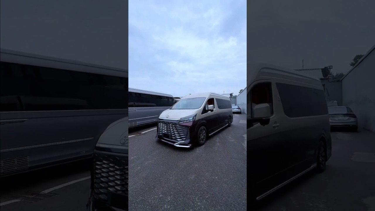 Toyota Hiace 7-seater luxury commercial vehicle #ToyotaHiace #LuxuryCommercialVehicle #ToyotaMotors
