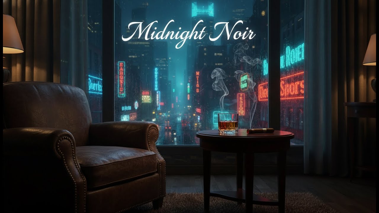 1940s Old Money Jazz 🎻 Elegant City Night Ambience: Deep Focus & Sleep (Classy Aesthetic)