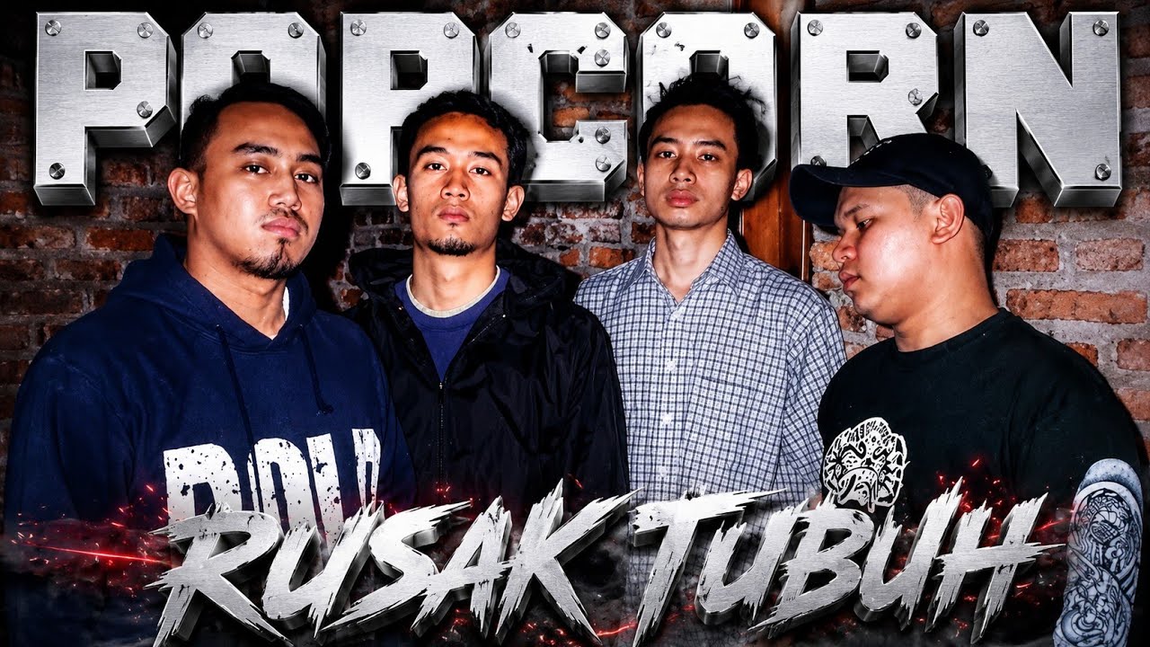 POPCORN - Rusak Tubuh + Lyrics (Metalik Klinik 3) Band Underground Indonesia
