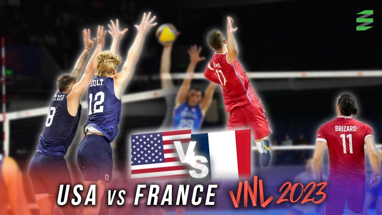 Can USA Beat The Tokyo Olympic Champions France? | VNL 2023 Anaheim