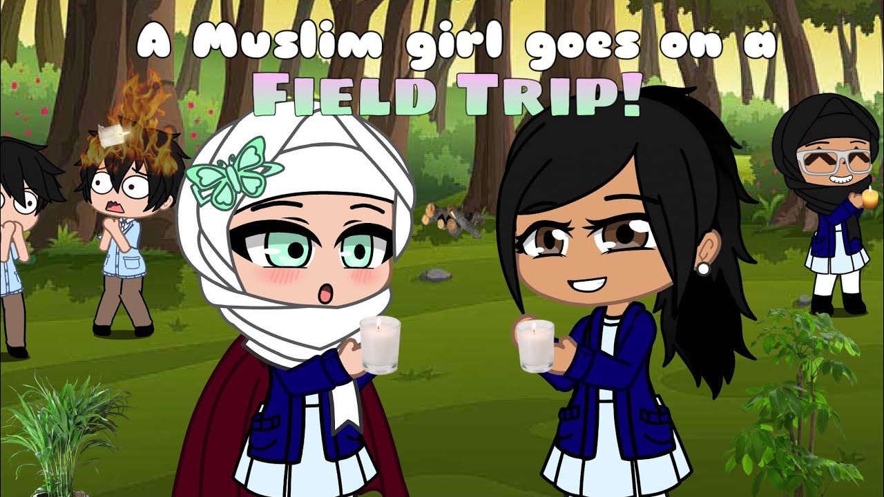 A Muslim Girl Goes On A Field Trip! | Gacha Muslim 🕋 | @RaniaRiazWagan