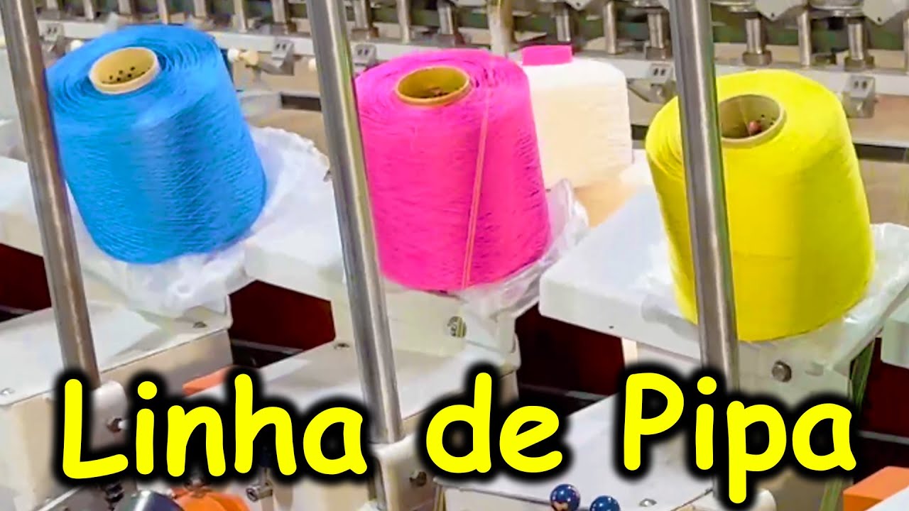 Mostrei a Fabrica de Linha de Pipa, Olha como é FEITO!!! 😯🔥 BoldLineBrasil