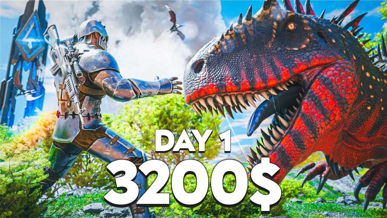CONTROLLING A $3000 DUO WIPE WITH 1600 POP - ARK PvP