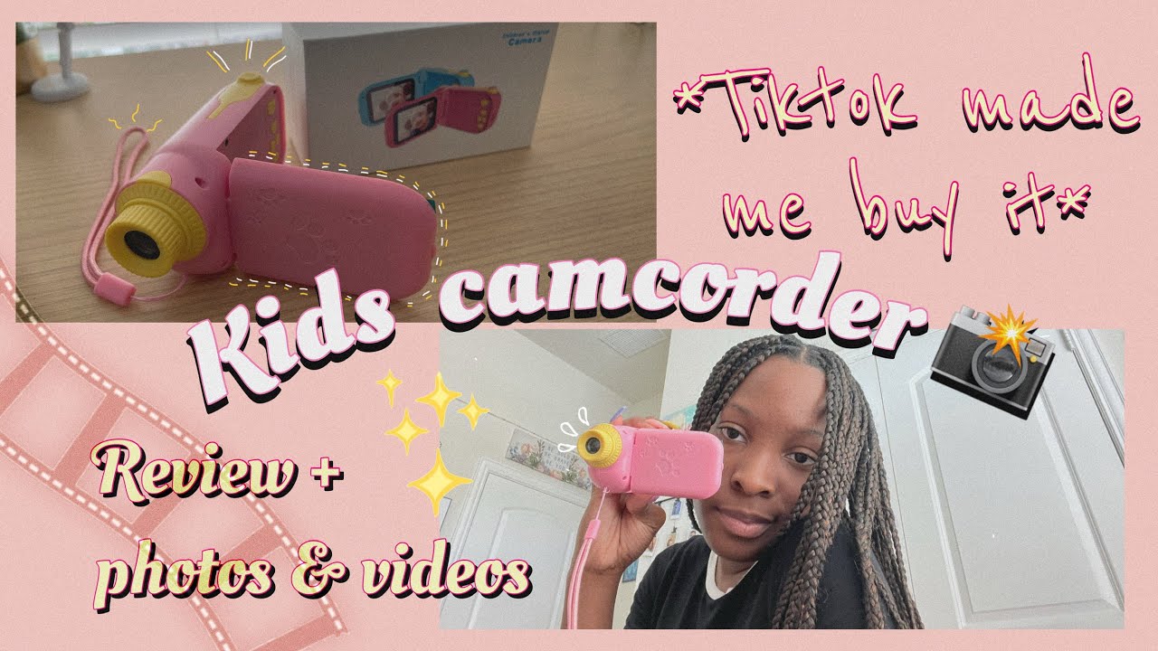 GKTZ Kids Camcorder Review *TikTok Made Me Buy It*