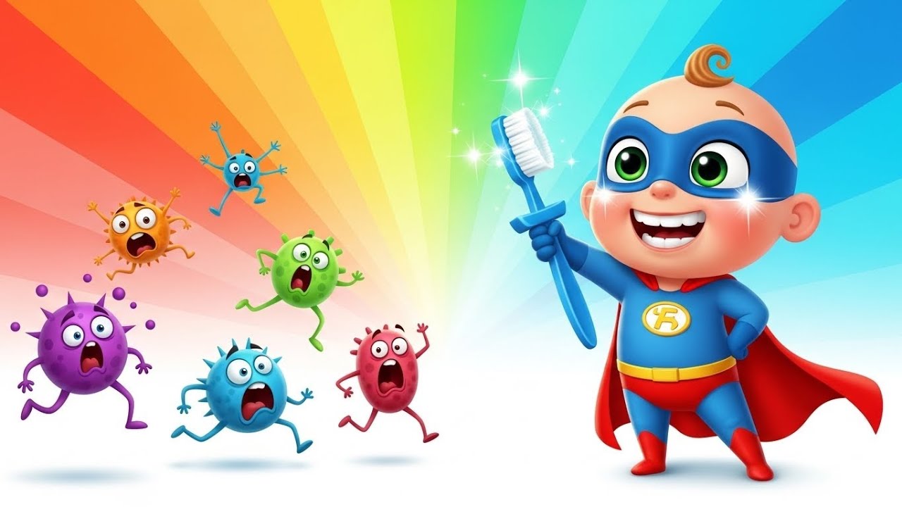 “Brush Brush Brush Your Teeth! | Happy Teeth Song for Kids,”