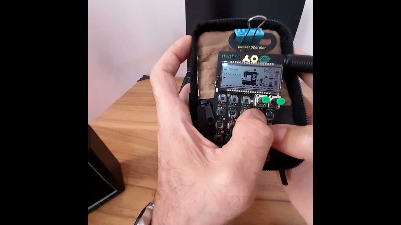 Testing FX on my Pocket Operator Rythm