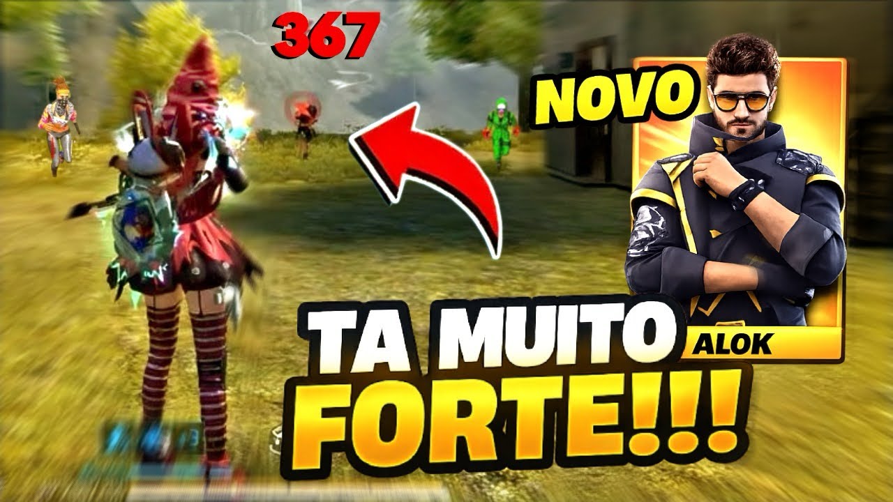 A NOVA HABILIDADE DO ALOK ESTA MUITO FORTE NO FREE FIRE!!  (CURA e VIDA INFINITA) 🤯