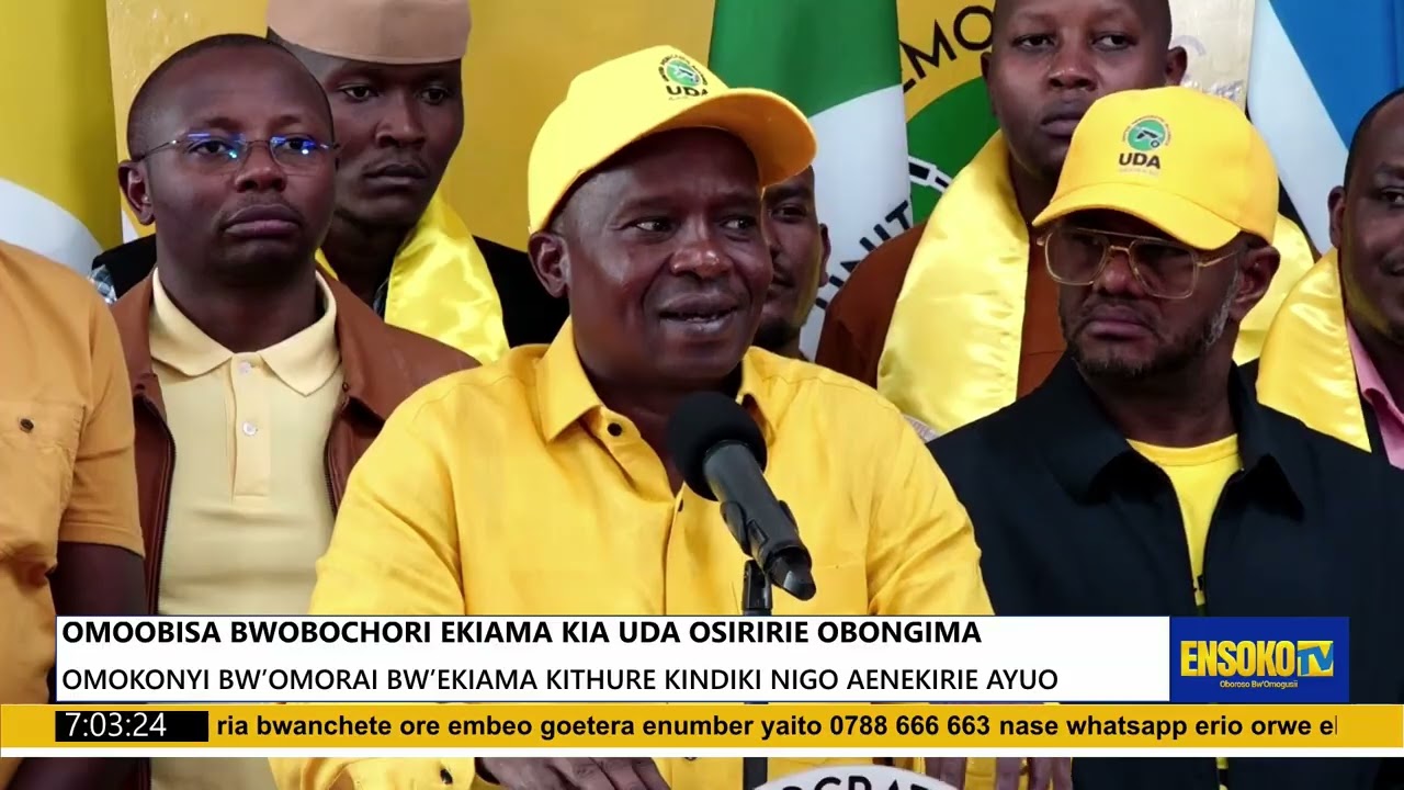 OMOOBISA BWOBOCHORI EKIAMA KIA UDA OSIRIRIE OBONGIMA