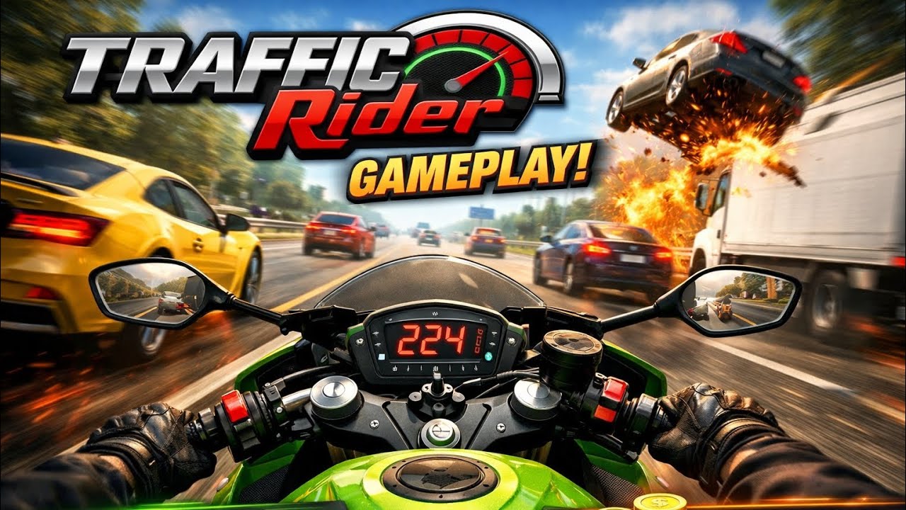Traffic rider gameplay | highest score