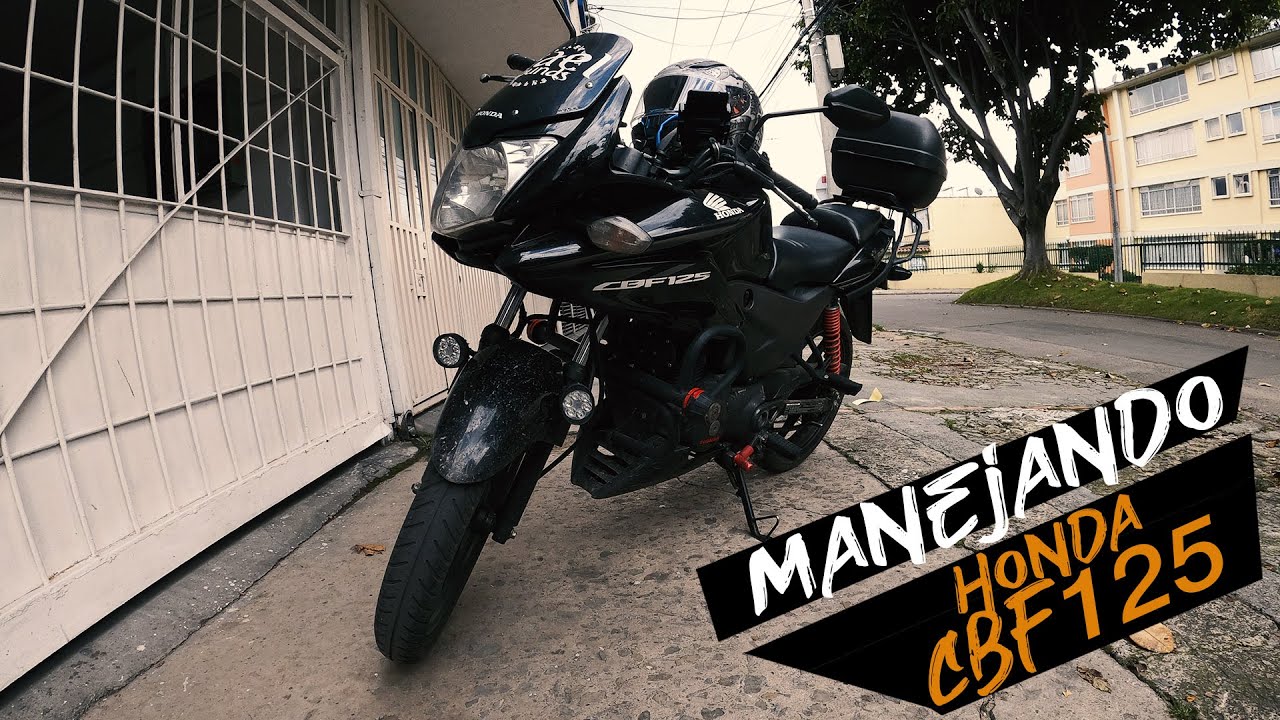 Manejando l Honda CBF 125 l elosonaranja 🐻