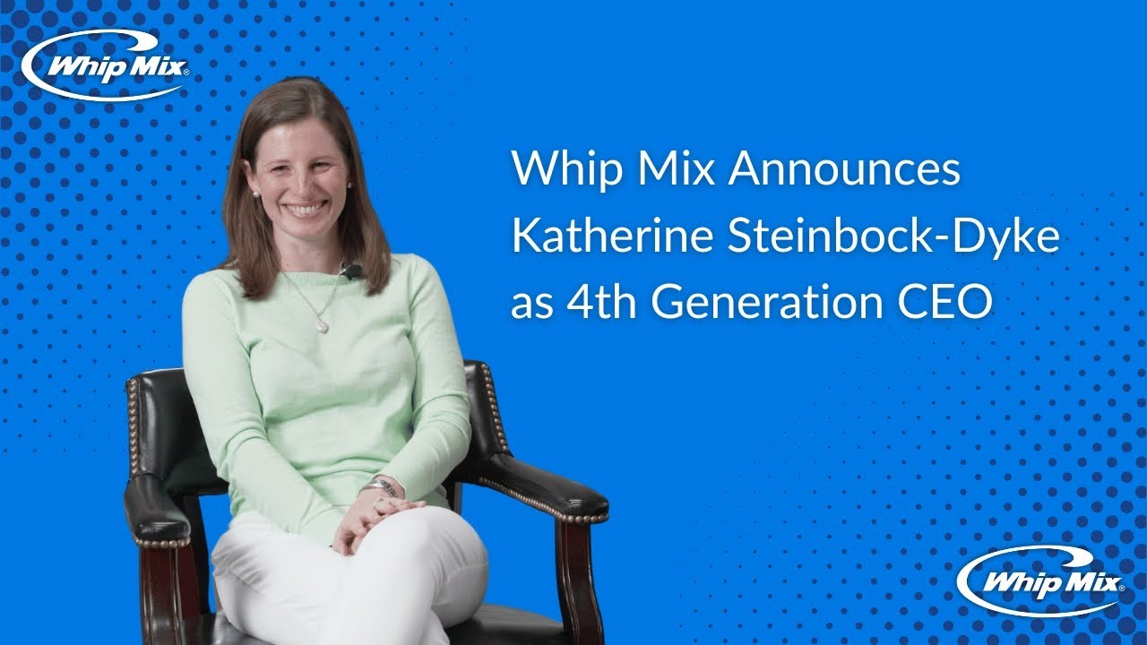 Whip Mix Announces Katherine Steinbock-Dyke as 4th Generation CEO