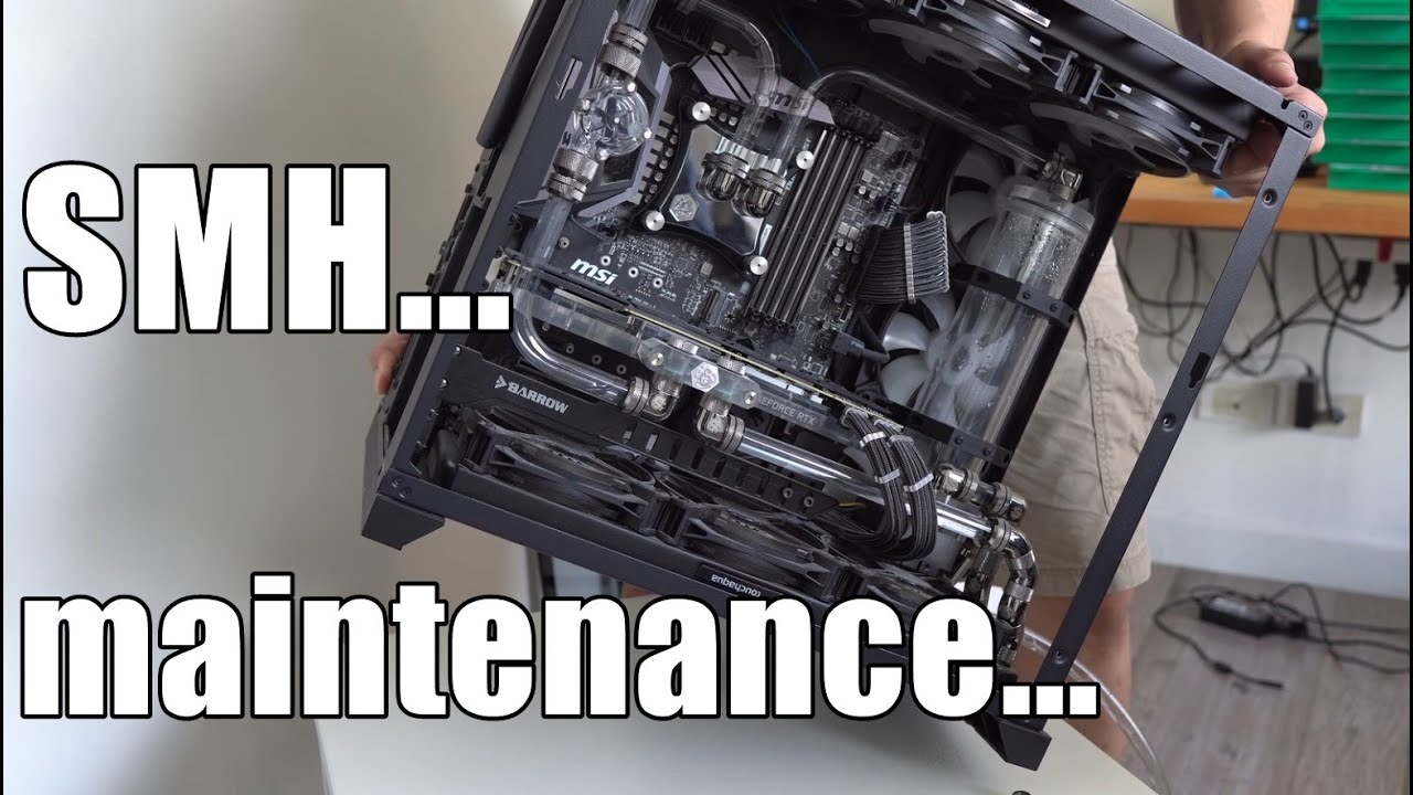 Custom watercooling PC - Just changing the fans can be a pain... (feat. DeepCool TF120 S GamerStorm)