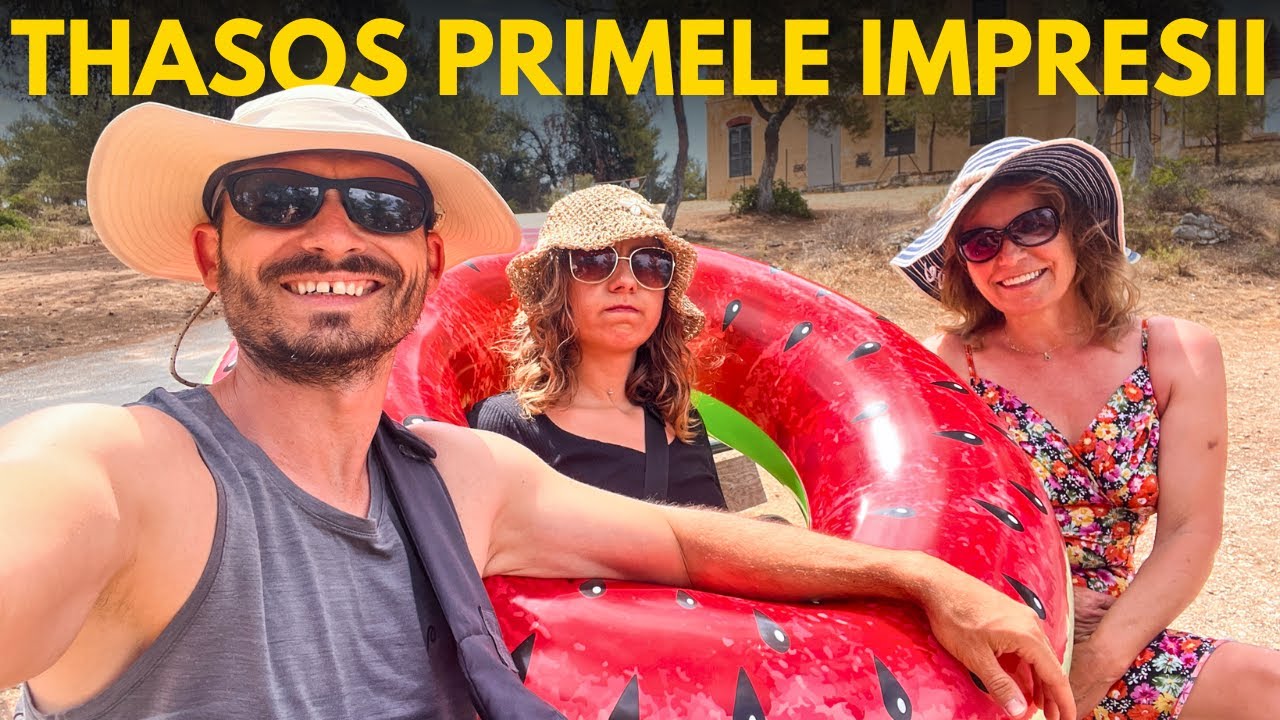 🏖 Aici ROMÂNII se simt ca ACASĂ | Insula Thassos Grecia | Vlog de calatorie