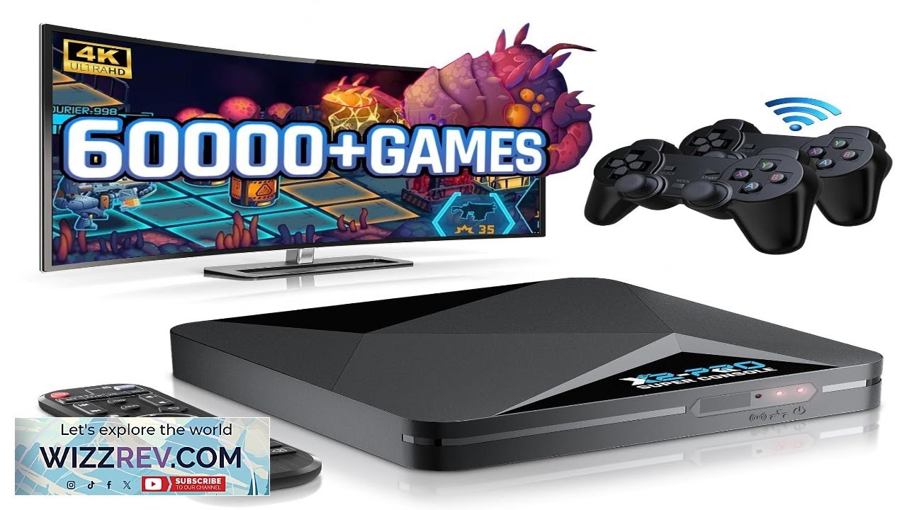 Игровая консоль Kinhank Super Console X2 Pro 2025 года выпуска с предустановленными более чем 65 ...