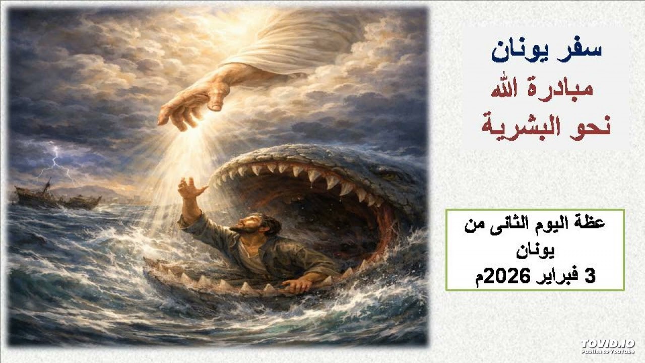 سفر يونان مبادرة الله نحونا- عظة اليوم الثانى من صوم يونان الموافق 3  فبراير 2026م  - القس أثناسيوس