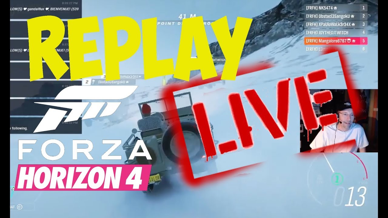 Forza Horizon 4 LIVE replay