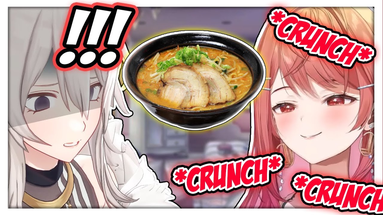 Botan Has Been Real Quiet Since Ririka Dropped This Ramen Eating Way 【Hololive】