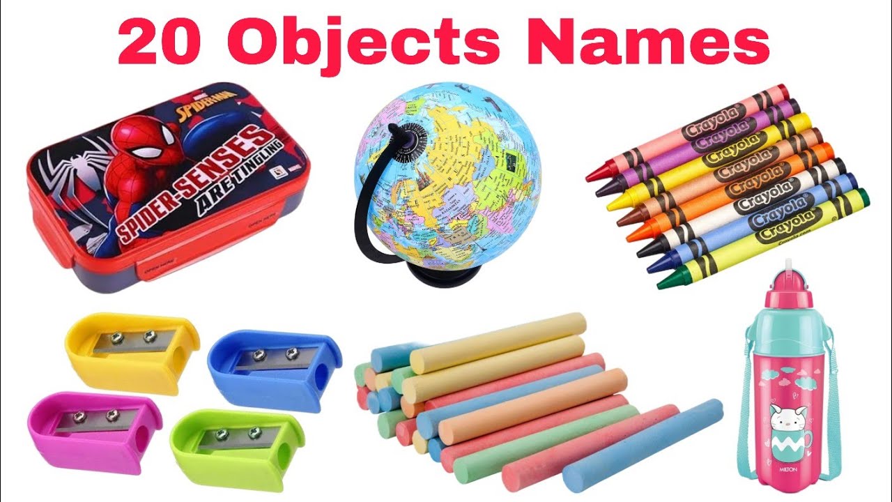 20 Classroom Objects Name in English | बच्चों के लिए English