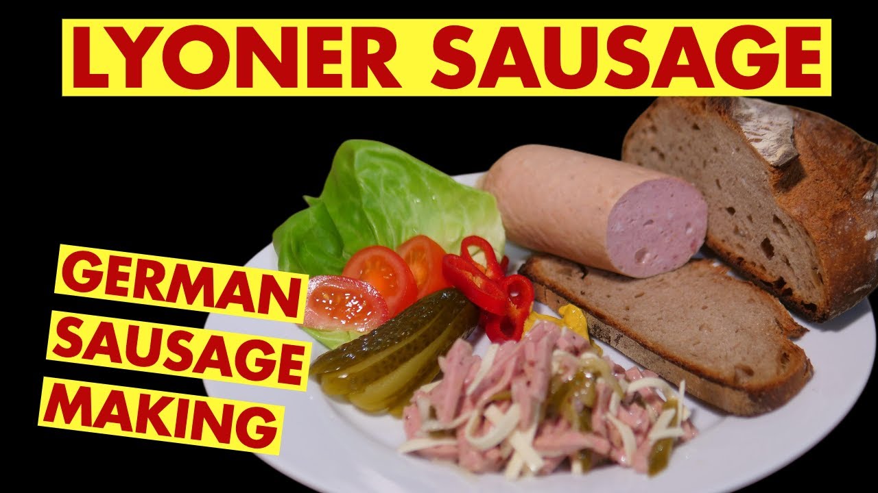 🎥 Homemade German Lyoner Sausage Recipe 🇩🇪🔥 | Meat, Spices & Big Machinery 💪🥩