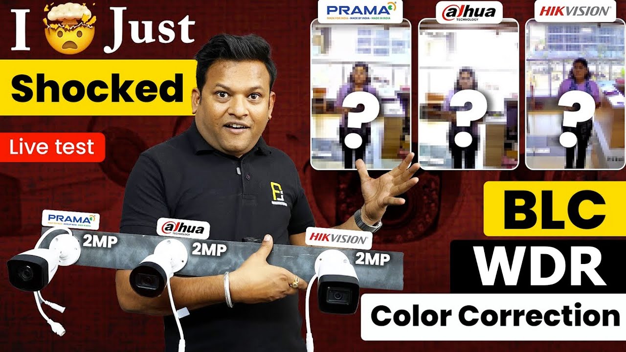 I Just 🤯 Shocked ! After Watching Output of Hikvision, Prama & Dahua CCTV | WDR & BLC Function