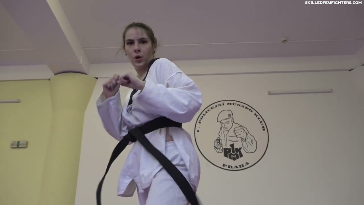 Ziva taekwondo action