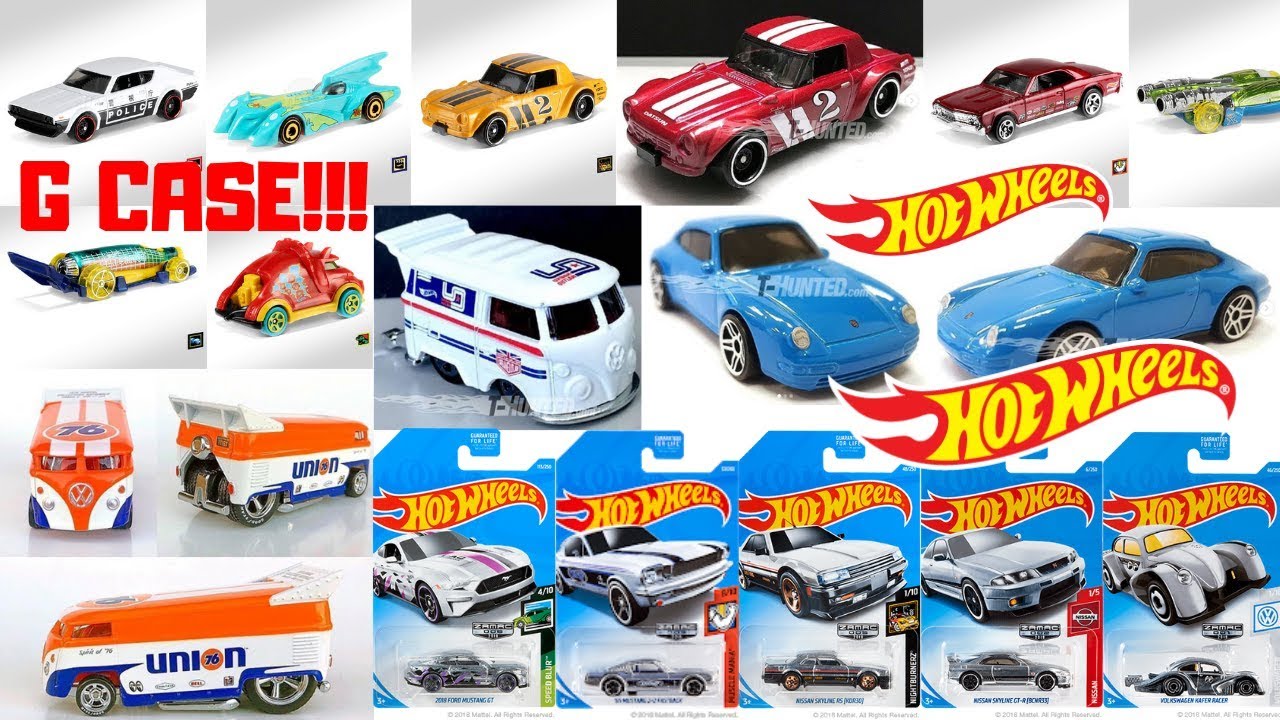 Hot Wheels 2019 G Case Cars, F Case Lineup, ZAMACS,... Hot Wheels News!!! 13+