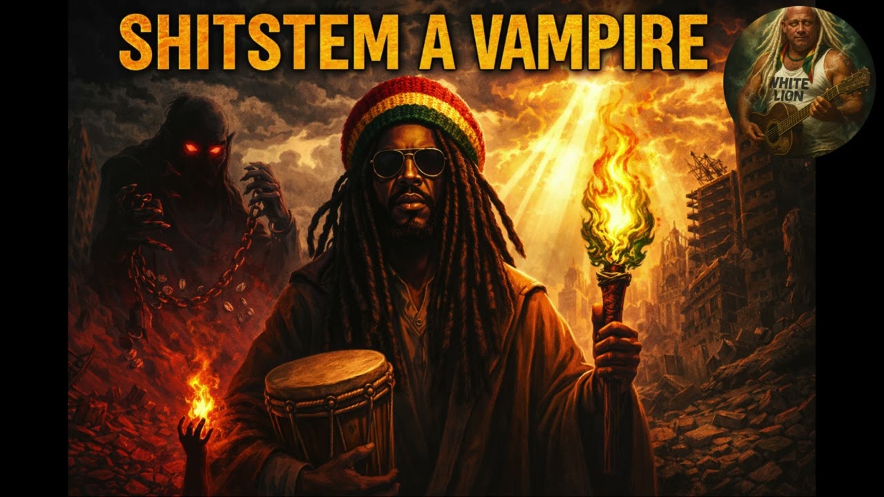 Shitstem a Vampire &ndash; Original Roots Reggae Anthem Against Babylon  White Lion Reggae