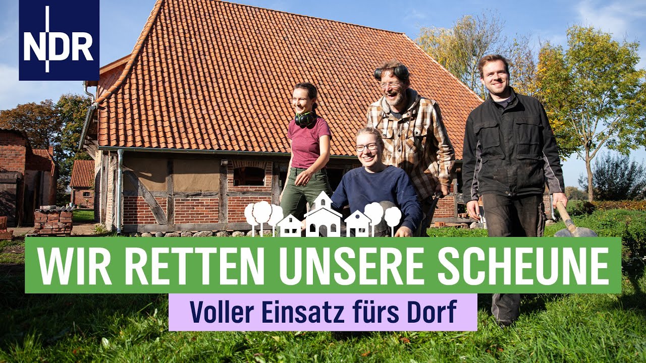 Handwerk wie früher: Fachwerk flechten, Lehm verputzen | Folge 1 | Voller Einsatz fürs Dorf | NDR