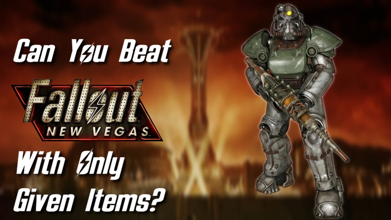 Can you beat Fallout New Vegas with only given items - The Given Goods Gauntlet