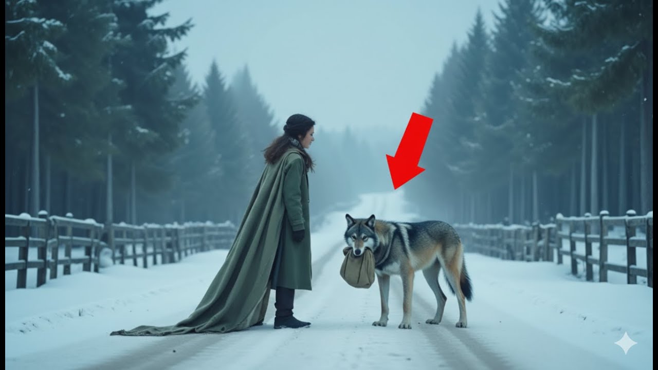 Una veterana atrapó a un lobo grande que arrastraba un saco pesado y quedó en shock...#caballos