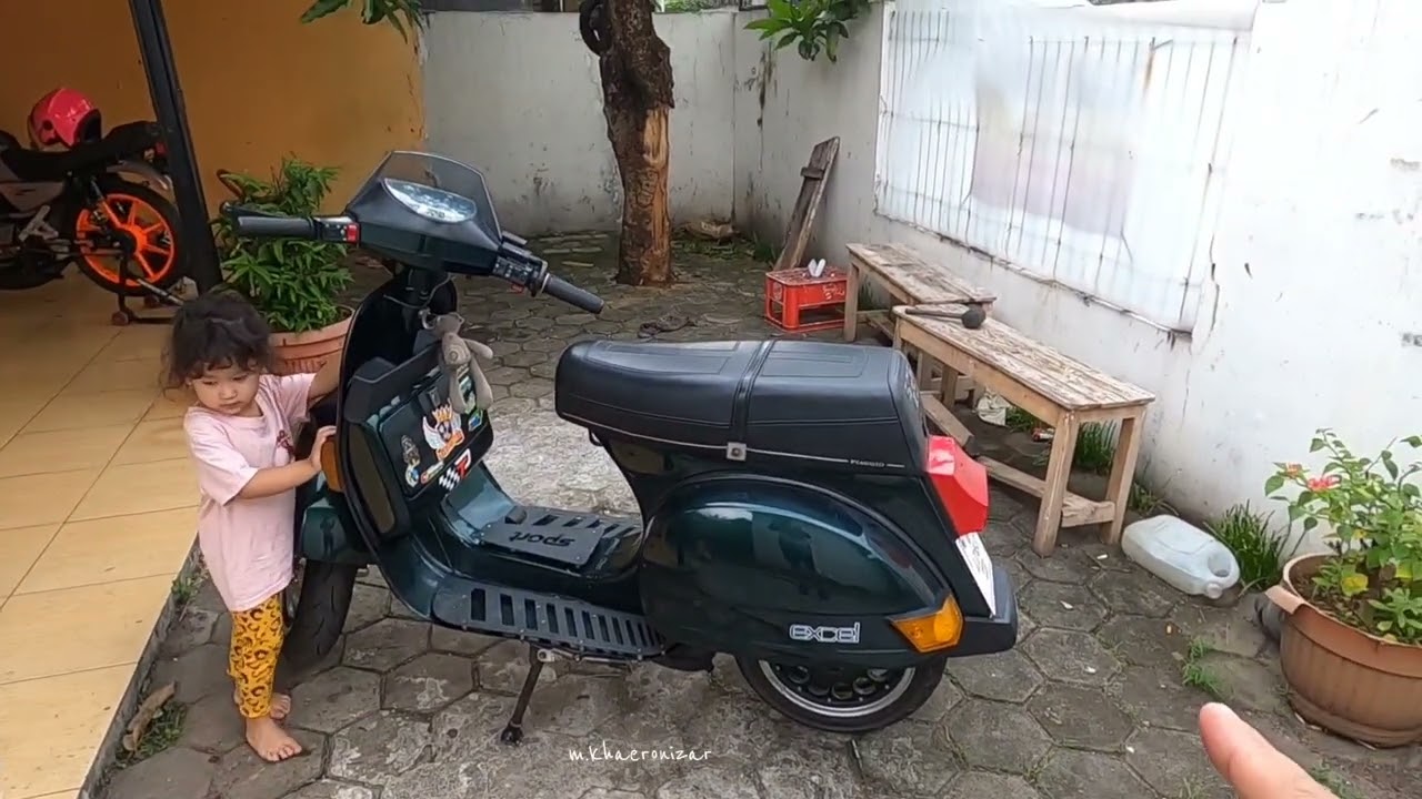 REVIEW PEMAKEAN RING 12 CAKRAM DEPAN PADA VESPA EXCEL 2TAK