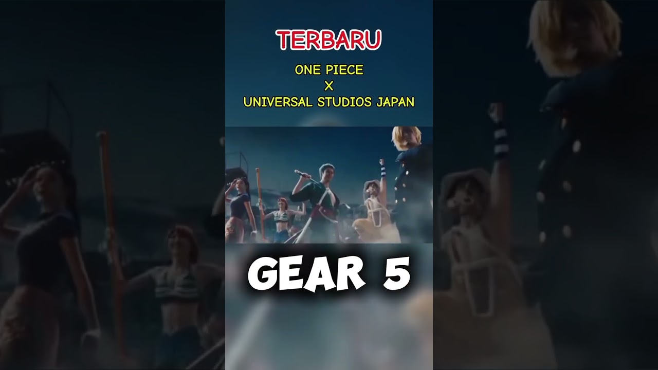 GEAR 5 - One Piece X Universal Studios Japan #shorts #onepiece #luffy #universalstudios #zoro #gear5