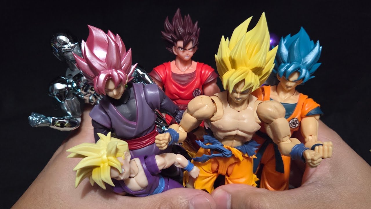 TESTING S.H. FIGUARTS DRAGON BALL Z ACTION FIGURES ASMR